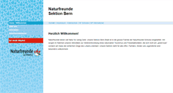 Desktop Screenshot of naturfreunde-bern.ch
