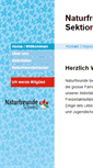 Mobile Screenshot of naturfreunde-bern.ch